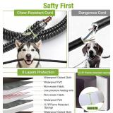 Retails for $230! GUTINNEEN 44.6" L Large Heated Dog House Outdoor Insulated Winter Dog Kennel with Thermostat-Controlled Heating Pad, Chew-Proof Metal Frame and 6-Sided Insulated Liner for Large Dogs