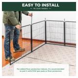 Retails for $160! FXW Rollick Unleashed Dog Playpen for Indoor, Yard, RV Camping, 32 inch 16 Panels for Small and Medium Dogs, Black Patented
