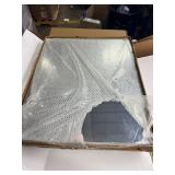 Retails for $220! Fameill White Vanity Desk with Mirror and Lights,Glass Top Vanity Table with 3 Drawers and Cabinets,Large HD Mirror Makeup Desk,3 Lighting Modes, Brightness Adjustable,45 in(L)