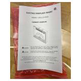 Retails for $420! PuraFlame Herman 36 Inch Smart Linear Electric Fireplace - Premium Flame with 9 Colors, Clean Design, Recessed in-Wall or Wall-Mount or Free Standing, Compatible with Alexa and Googl