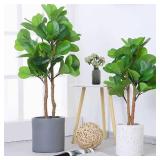 Retails for $735! Artificial Decor Bonsai Tree Realistic Ficus Large Fake Plant Artificial Fig Bonsai Simulation Plant 100cm for Home Decor Living Room Office (Color : 1m Banyan Tree)