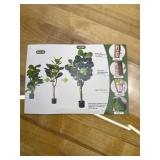 Retails for $735! Artificial Decor Bonsai Tree Realistic Ficus Large Fake Plant Artificial Fig Bonsai Simulation Plant 100cm for Home Decor Living Room Office (Color : 1m Banyan Tree)