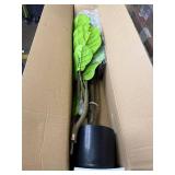 Retails for $735! Artificial Decor Bonsai Tree Realistic Ficus Large Fake Plant Artificial Fig Bonsai Simulation Plant 100cm for Home Decor Living Room Office (Color : 1m Banyan Tree)