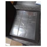 TCGUARD Toploader Binder,Holds 216 Toploaders,9 Pocket Top Loader Binder with Sleeves for 3x4 Rigid Toploaders Hard Cases,Top loader Binders for TCG, MTG Card Binder, Trading Cards Binder(Black)