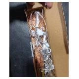 4 Pack 800 LED Plug in Starburst Sphere Lights,Firework Light 8 Modes Dimmable Remote Control,Waterproof Copper Wire Hanging Fairy Lights for Patio Parties Tent Christmas (Warm White)