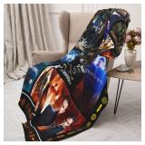 CYLOVENTRA Home Essentials Plush Fleece Throw Lightweight Cozy Blanket for Sofa, Bed & Lounge, Durable Stitching, Easy Care