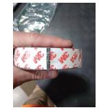 Junarter Magnetic Tape Roll, Magnet Strips, 1 Roll (10 Feet x1 in) Adhesive Magnetic Tape Strips with Adhesive Backing, Flexible Magnetic Strips, Sticky Magnet Tape for Fridge, DIY (0.08 Thick)