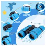 Binoculars Toys for Kids 3 4 5 6 Year Old Boys Girls Toddler Binoculars for Bird Watching Camping Hiking, Educational Learning Outdoor Toy, Halloween Christmas Birthday Gifts for Kid Ages 3-5 4-6 5-7