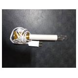 Brite Star Electric Window Candle Lamp - Perfect for Windows, Kitchen & Christmas Decor - Plug in 10 inch Brass Plated Base, White Candle Light, On/Off Switch