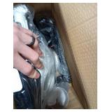 Handheld Steam Cleaner, 10S Immediate Heat Hand Held Steam Cleaner for Home, with Visualized Large Water Tank & 9 PCS Accessories & Safety Lock, for Window,Car,Kitchen,Couch,Floor (WHITE+BLACK)