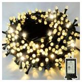 Super Long 500 LED 178FT Christmas Lights, Bright Bubble Led Christmas Tree Lights with 8 Modes & Memory, 2025 Upgraded Twinkle LED String Lights for Indoor Outdoor Xmas Party Decorations, Warm White