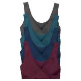 Caramel Cantina 4 Pack Nursing Maternity Womens Sleep Comfort Bralette Bra (Small, Dark Winter)