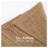 LaRibbons Multi PCS Triangle Burlap Banner, 5x7.5 inches 20.5ft Burlap Pennant Banner Flags for Party, Baby Shower Birthday Wedding Graduation Christmas