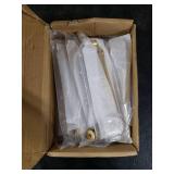 Asimerdeco 8 Pack Brushed Gold Cabinet Pulls 5 Inch(128mm) Kitchen Cabinet Handles Solid Zinc Alloy Cabinet Hardware Drawer Pulls