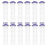 12 Pieces Hydro Jet Shower Head Filter, High Pressure Handheld Vortex Turbo Fan Shower Heads Filter