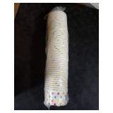 zandfelo BulkPcs 5.5 oz Ice Cream Cups, Disposable Ice Cream Cups,Frozen Dessert Yogurt Cups, Paper Sundae Cups, Disposable Paper Dessert Bowls, Rainbow Polka Dots Party Supplies