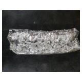 PATIKIL 1.2 Inch Small Ribbon Flowers, MultiPcs Satin Ribbon Flowers Mini Fabric Flowers for Crafts DIY Wedding Ornament Appliques, Silver Tone