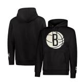 Ultra Game Adults NBA Official Classic Embroidered Hoodie Sweatshirt, Brooklyn Nets, Team Color, Medium