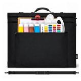 JJRING 18x24 Art Portfolio Tote Bag - Large Carrying Storage Case with Handle & Adjustable Shoulder Strap, Portfolio Folder for Artwork, Posters, Canvas, Drawing Boards