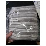 RUVANTI Flannel Sheets Queen Size - 100% Cotton Double Brushed Bed Sheets, Deep Pockets 16 Inches Queen Sheet Set, All Seasons Breathable & Extra Soft - Warm & Cozy, 4 Piece, Grey Lining