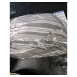 RUVANTI Flannel Sheets Queen Size - 100% Cotton Double Brushed Bed Sheets, Deep Pockets 16 Inches Queen Sheet Set, All Seasons Breathable & Extra Soft - Warm & Cozy, 4 Piece, Grey Lining