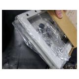 Urhomey plus Expandable Cabinet Shelf Organizer 16-26 L Stackable Kitchen Counter Shelf Rack Stand Sink Riser Countertop Storage White (Normal 7.9 D)