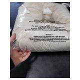 Bedsure Cat beds for Indoor Cats - Donut Dog Beds for Small Dogs with Corduroy Fleece & Anti Slip Bottom, Faux Fur Pet Beds with Washable Removable Cover, Cream, 20x20x6 inches