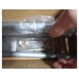 Luvenia Silver Decorative Curtain Rods, 28 to 48 Inch (2.3-4Ft), Small Curtain Rod For Bedroom, Living Room, Kitchen, Farmhouse