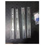 OURSHOM 16 Inch Soft Close Drawer Slides 1 Pairs (2pcs) Heavy Duty Full Extension Ball Bearing, Side Mount Drawer Rails, Drawer Slide Glides for Dresser, Cabinet, Kitchen - Draw Slides 150LB Capacity