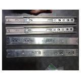 OURSHOM 16 Inch Soft Close Drawer Slides 1 Pairs (2pcs) Heavy Duty Full Extension Ball Bearing, Side Mount Drawer Rails, Drawer Slide Glides for Dresser, Cabinet, Kitchen - Draw Slides 150LB Capacity