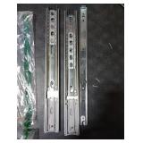 OURSHOM 16 Inch Soft Close Drawer Slides 1 Pairs (2pcs) Heavy Duty Full Extension Ball Bearing, Side Mount Drawer Rails, Drawer Slide Glides for Dresser, Cabinet, Kitchen - Draw Slides 150LB Capacity