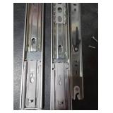 OURSHOM 16 Inch Soft Close Drawer Slides 1 Pairs (2pcs) Heavy Duty Full Extension Ball Bearing, Side Mount Drawer Rails, Drawer Slide Glides for Dresser, Cabinet, Kitchen - Draw Slides 150LB Capacity