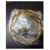 YIWANFW Perfume Organizer for Dresser, 2 Tier Bathroom Counter Organizers and Storage, Gold Makeup Organizer for Vanity, Bathroom Accessories & Decor, Skincare Perfume Trays Cosmetic Display Holder