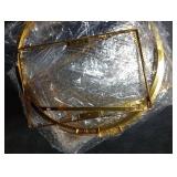 YIWANFW Perfume Organizer for Dresser, 2 Tier Bathroom Counter Organizers and Storage, Gold Makeup Organizer for Vanity, Bathroom Accessories & Decor, Skincare Perfume Trays Cosmetic Display Holder