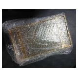 YIWANFW Perfume Organizer for Dresser, 2 Tier Bathroom Counter Organizers and Storage, Gold Makeup Organizer for Vanity, Bathroom Accessories & Decor, Skincare Perfume Trays Cosmetic Display Holder