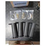 Wlrrcwdttc 4 Pcs Adjustable Height Bed Support Legs 7.08-13 inch, Bed Frame Center Support Legs for Bed Frame/Bed Center Slat/Furniture, Heavy Duty Metal Bed Replacement Legs Bed Slats Support Legs