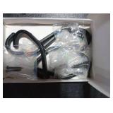 GWAAZXGZ Wall Hooks for Hanging Coats - 5 Pack Black 3.2