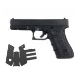 Talon Grips - Adhesive Grip for Glock 17, 17 MOS, 22, 25, 31, 34, 35, 37, 45, 74, 19X - Made in The USA - Easy Installation, Durable, Superior Traction - Gen 3, Rubber