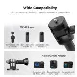 K&F CONCEPT Selfie Stick Tripod, 69 Extendable Light Stand with 1/4 Screw and Remote, Camera Phone Stand Mini Tripod Compatible with DJI OSMO 360 Pocket 3, iPhone 17, Action Camera, Projectors.