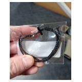 Small Cross Bracelet Black