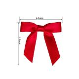 7Rainbows Boutique 1.5 Red Satin Ribbon Mini Bows for Craft Sewing Scrapbooking Wedding and Gift Wrapping