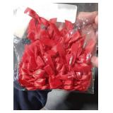 7Rainbows Boutique 1.5 Red Satin Ribbon Mini Bows for Craft Sewing Scrapbooking Wedding and Gift Wrapping
