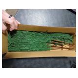 6 PCS 18 Inches Artificial Christmas Norfolk Pine Branch, Natural Touch Norfolk Faux Greenery Pine Stems, Fake Norfolk Picks Christmas Decoratoins for Vase DIY Garland Wreath Xmas Indoor Home Decor