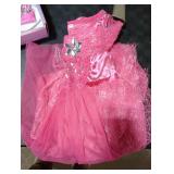 UPORPOR Princess Dress Up for Girls, Syncs with Music, App-Control Princess Clothes, RGB Led Light Up Halloween Costume with 4 Accessories Gift for 3-9 year old girls