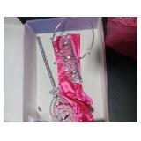 UPORPOR Princess Dress Up for Girls, Syncs with Music, App-Control Princess Clothes, RGB Led Light Up Halloween Costume with 4 Accessories Gift for 3-9 year old girls