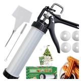 EooUooIP Churro Maker Machine Kit, Large & Durable 15 Churro Gun with Hollow Churro Disc, Maquina Para Hacer Churros, Churreras Para Churros, Churro Maker Machine, Cookie Press, Gifts for Christmas
