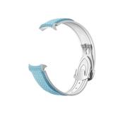 Wentokye Curved End Rubber Strap Compatible with Omega X Swatch Moonswatch Speedmaster and more 20mm Watch Swatch Omega Moonswatch Speedmaster Watch Replacement Band Deployment Buckle Men Women Light