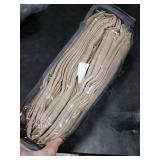 Pleated Linen Curtains 90 Inches Long for Living Room Pinch Pleat Hooks Track System Back Tab Custom Made Memory Shape Drape Privacy Protection Grey Beige Living Room Bedroom Window Curtain 90 Inch