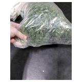 6FT Christmas Garland with Lights, Pre-Lit Artificial Pine Garland with Red Berries, Lighted Flocked Garland for Table Mantle Fireplace Door Stairs Windows Wall Indoor Outdoor Holiday Christmas Decor