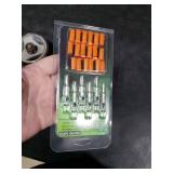 KEAUP 6PCS X Lighted Nocks for Arrows with .204 .233 .244 .246 Inside Diameter with H, S, GT Bushings High-Visibility LED Arrow Nocks, ON/Off Switch Included